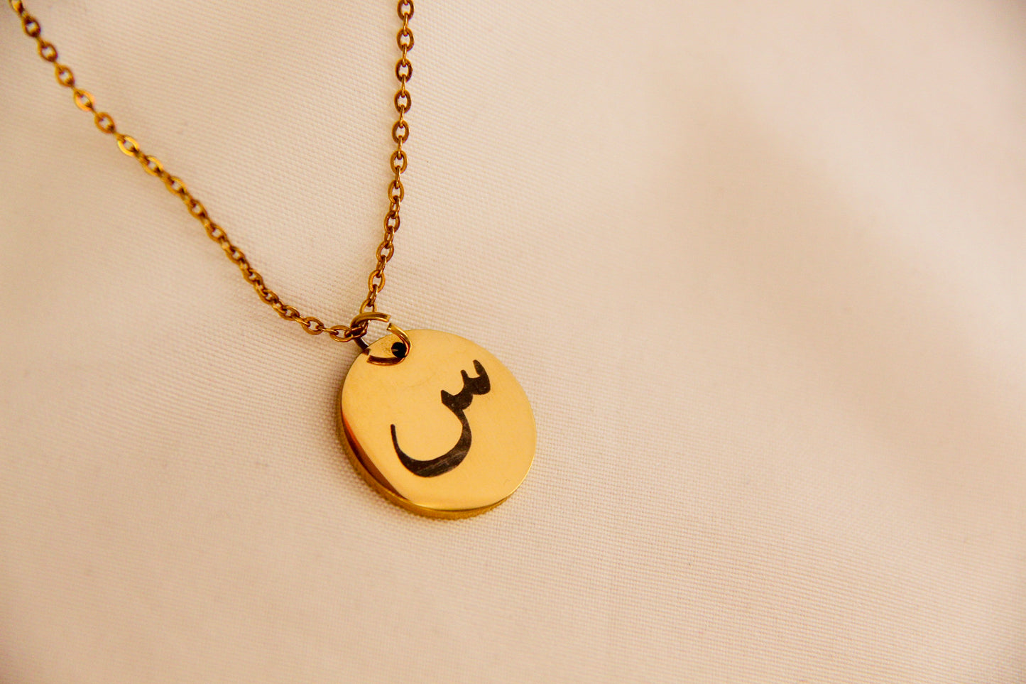 Initial Necklace with Birth Stone