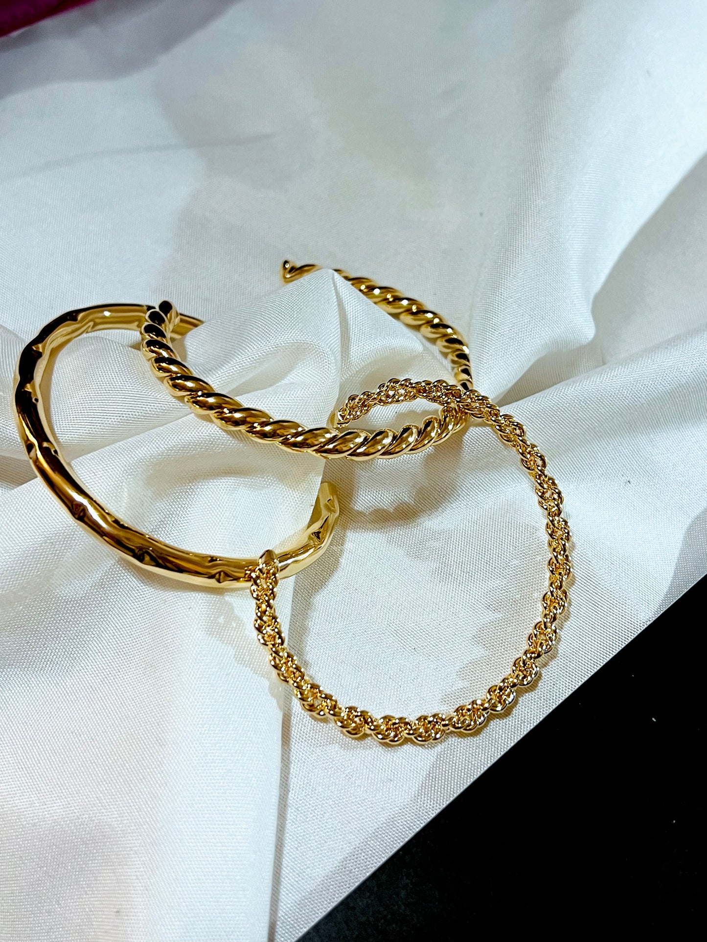 Carved Open Bangle