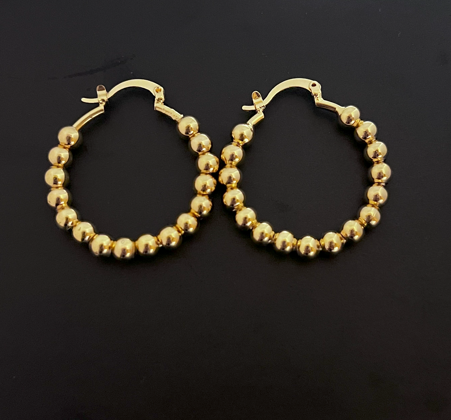 Ball Hoops Gold Filled