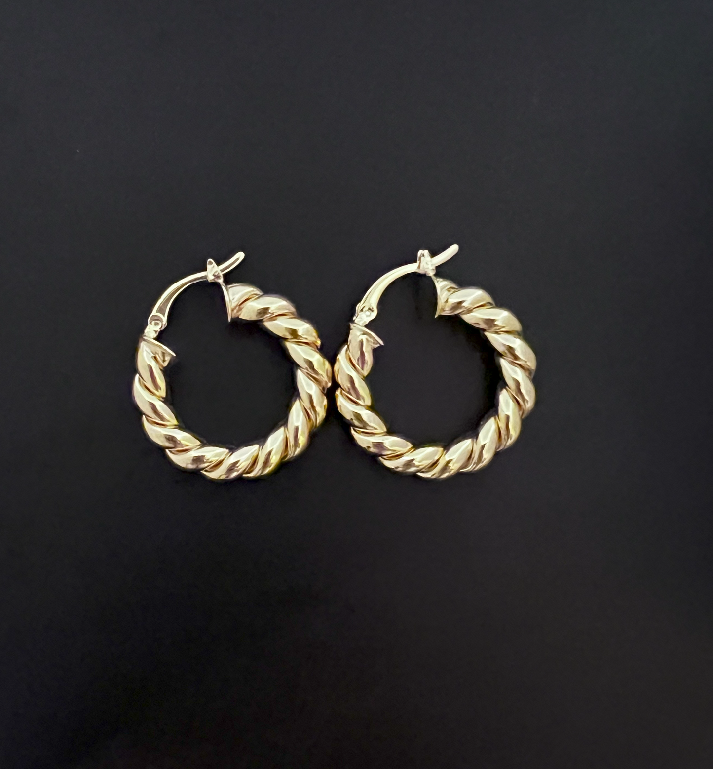 (PreOrder)Twisted Hoops Gold Filled