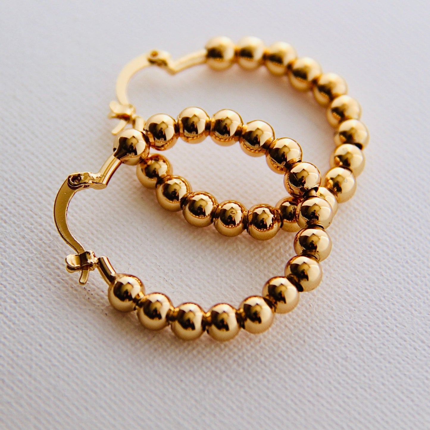 Ball Hoops Gold Filled