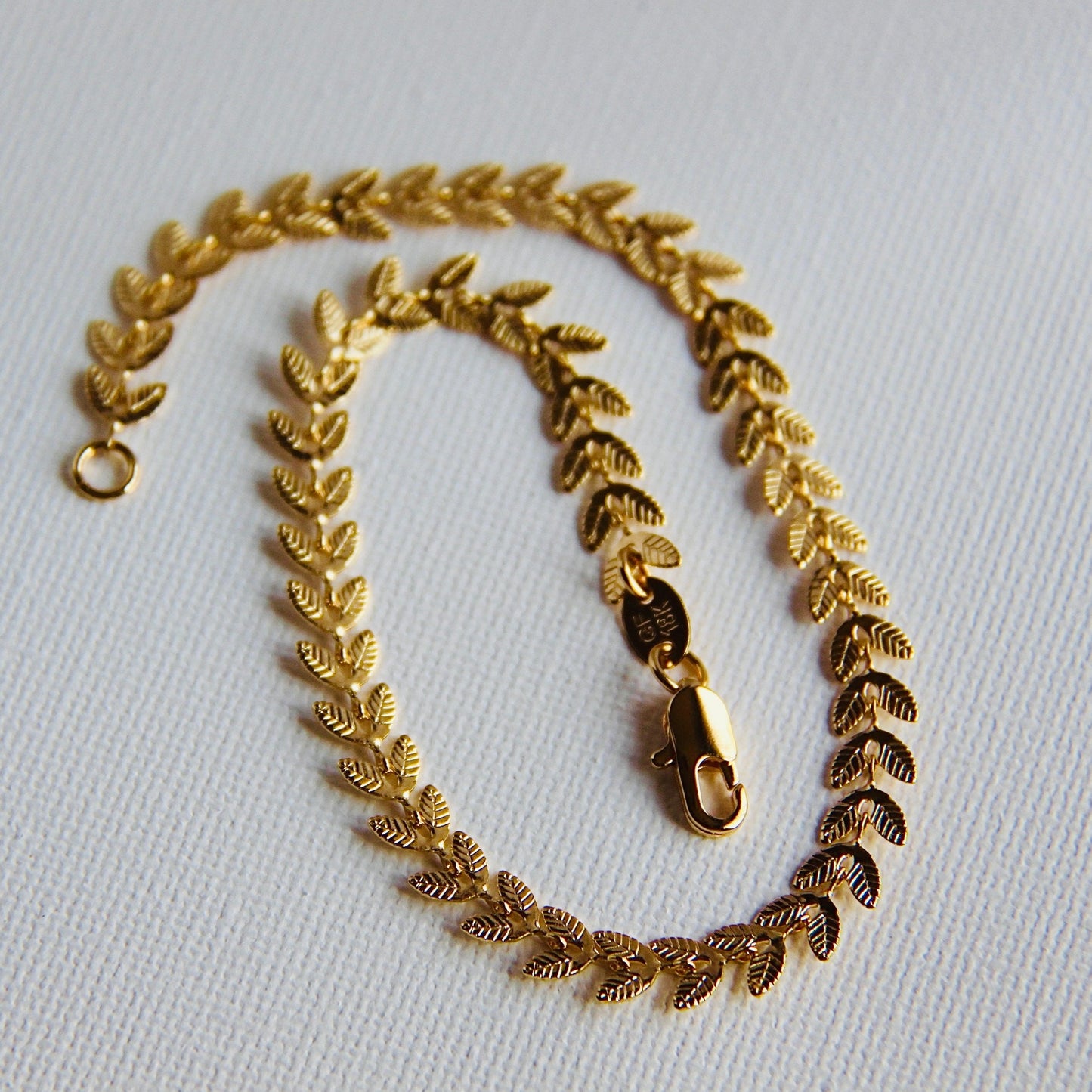 Leaf Link Anklet.