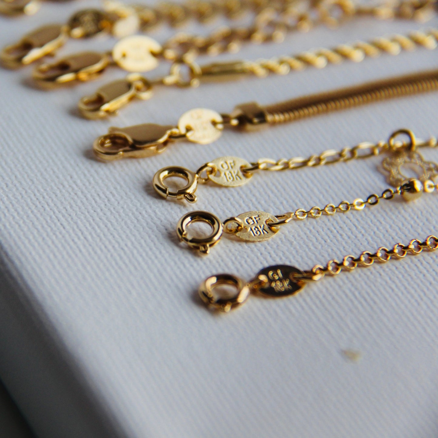 Herringbone Necklace-Gold Filled