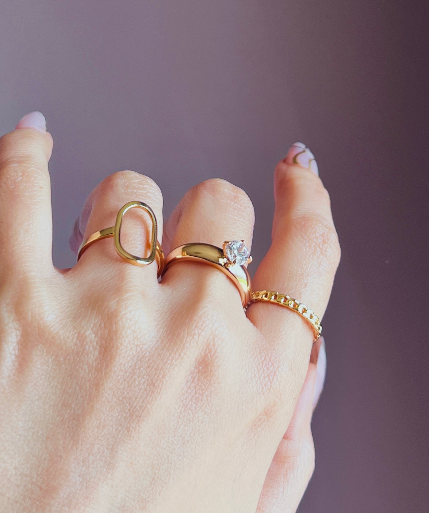 Zircon Solitarie Ring