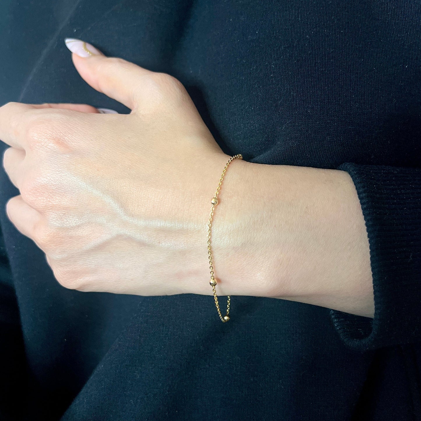 Satellite Balls Bracelet- Gold Filled