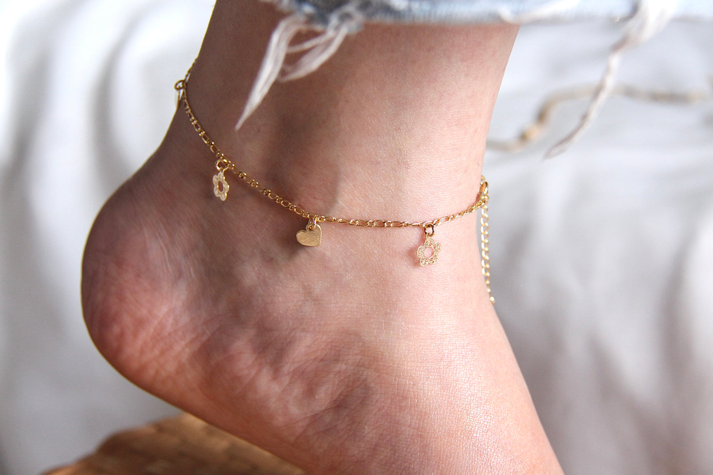 Figaro Charms Anklet