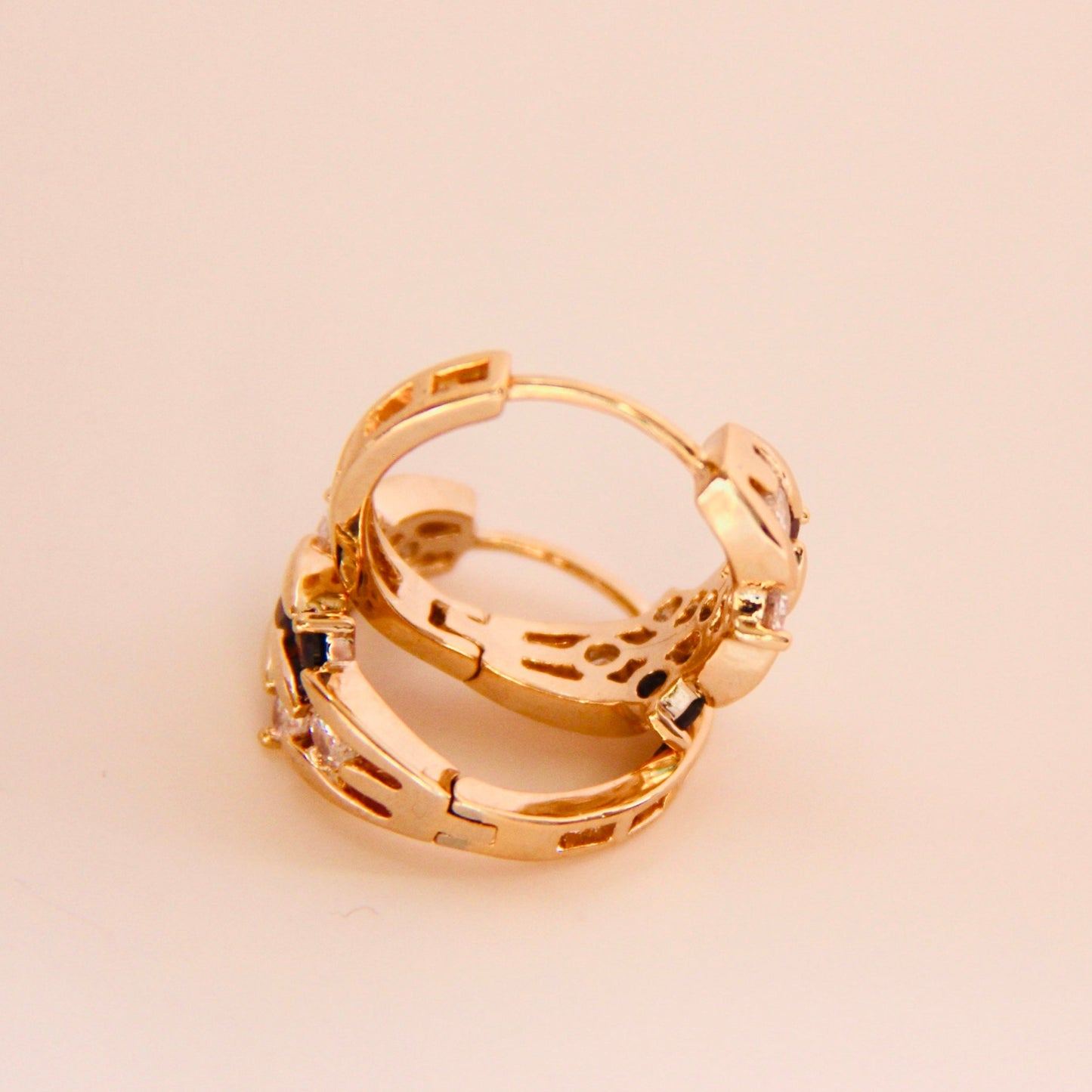 Black Zircon Huggies
