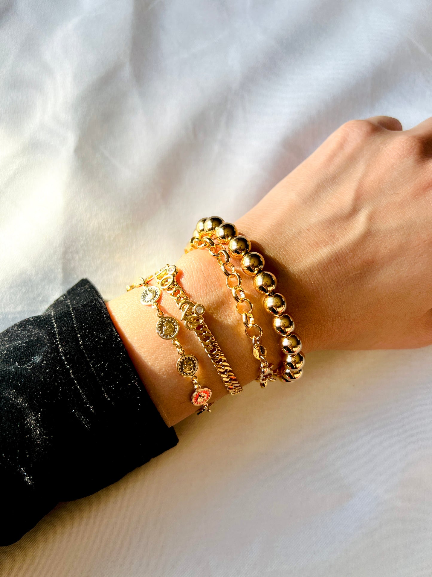 Coin Medals Bracelet