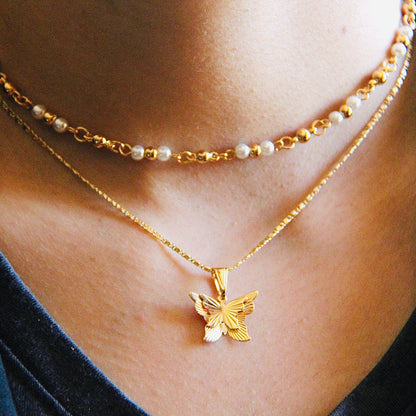 butterfly necklace