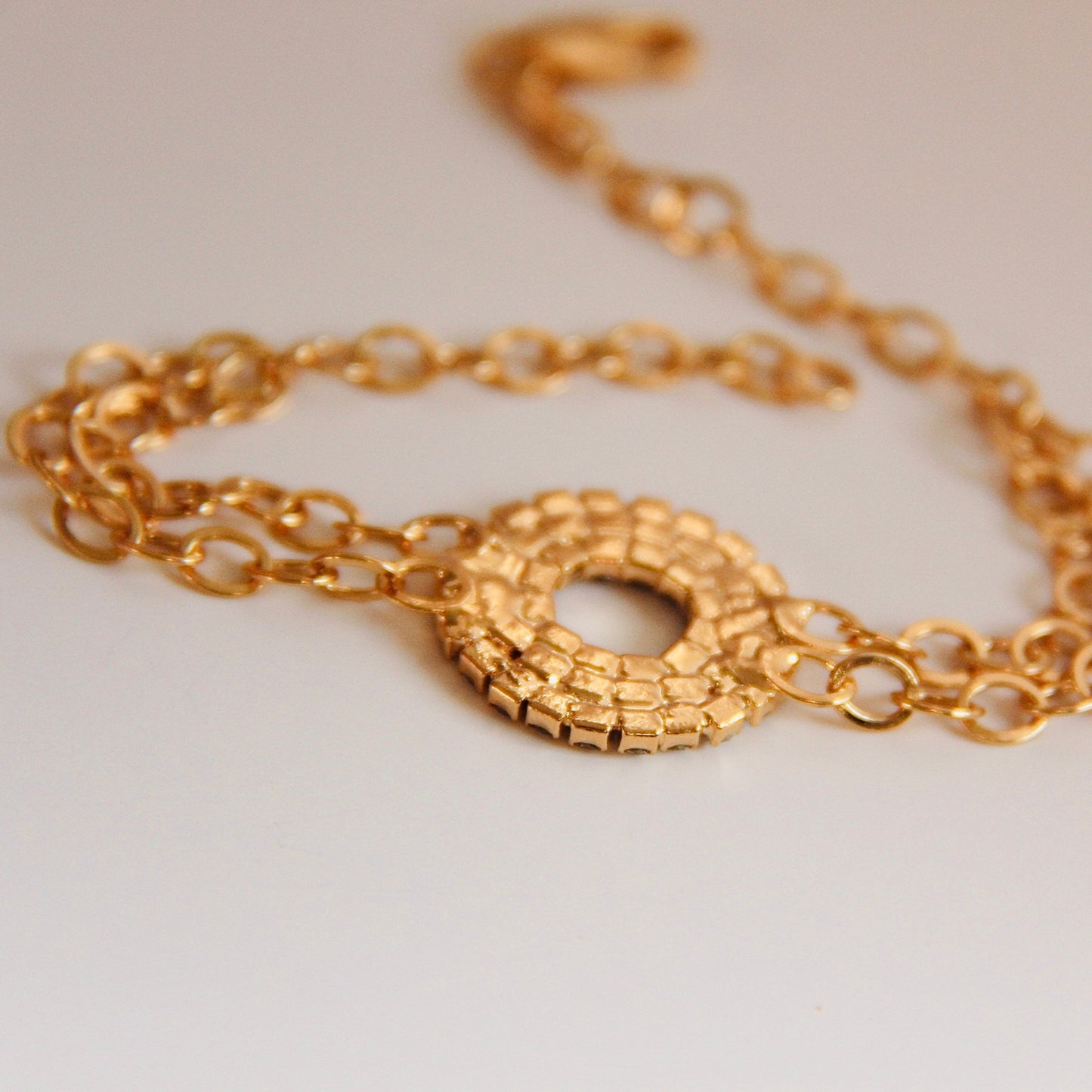 Zircon Bracelet - Gold Filled