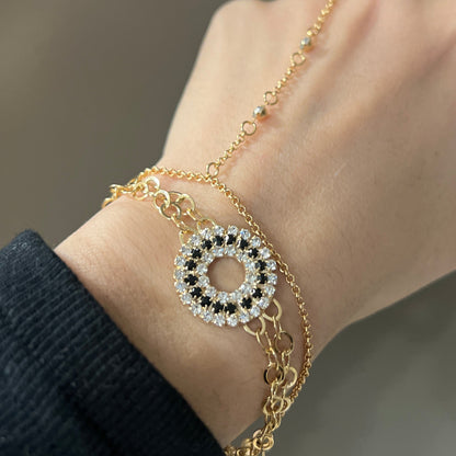 Zircon Bracelet - Gold Filled